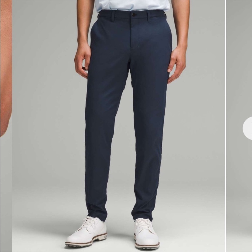 Lululemon Men's ABC Slim-Fit Trouser Navy 36